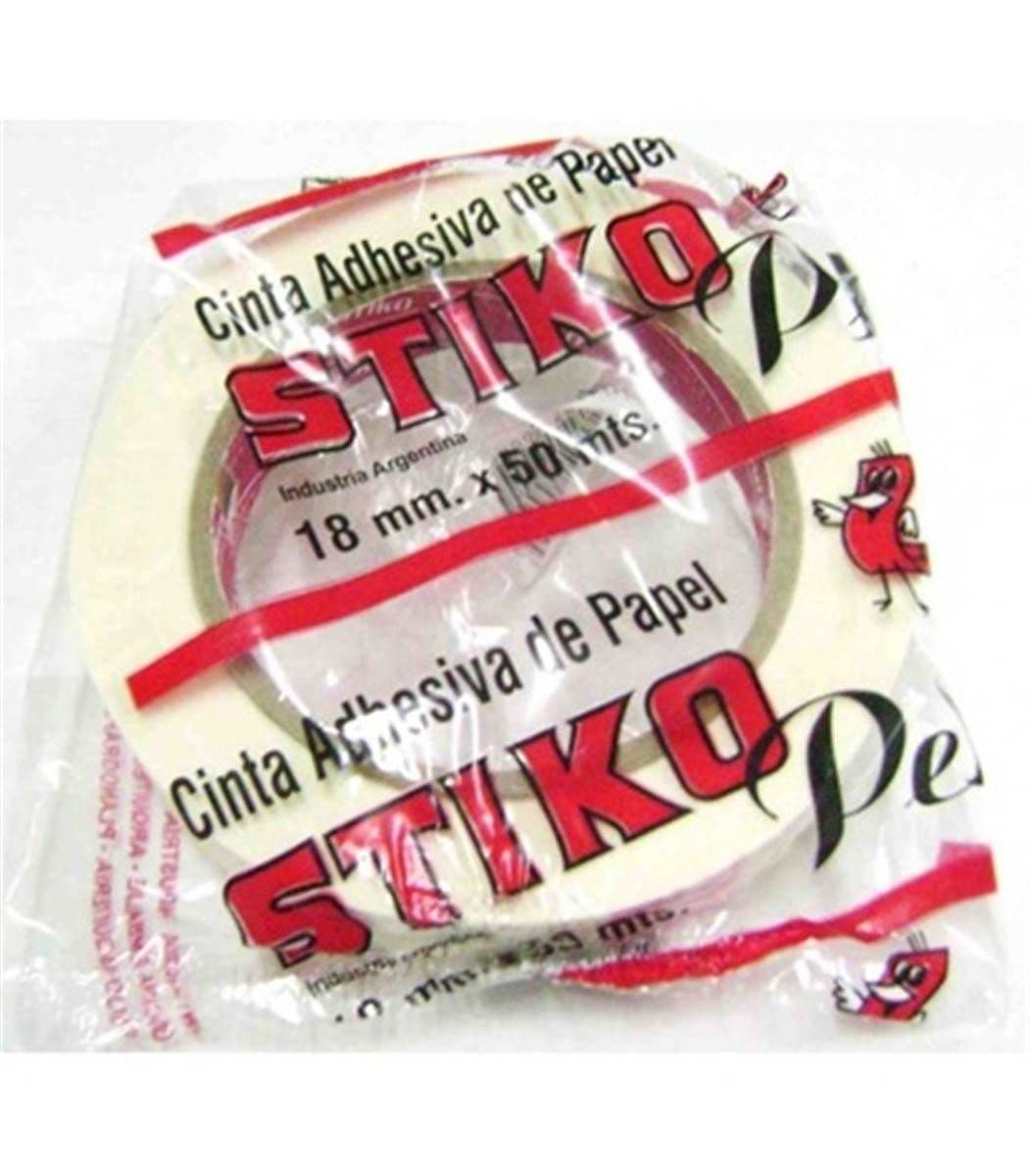 Cinta papel Stiko 18mm x 50 mt
