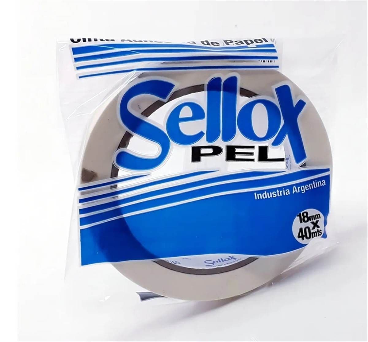 Cinta papel Sellox 18mm x 40 mt