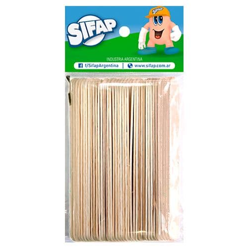 Palito helado ancho jumbo Paquete x 30