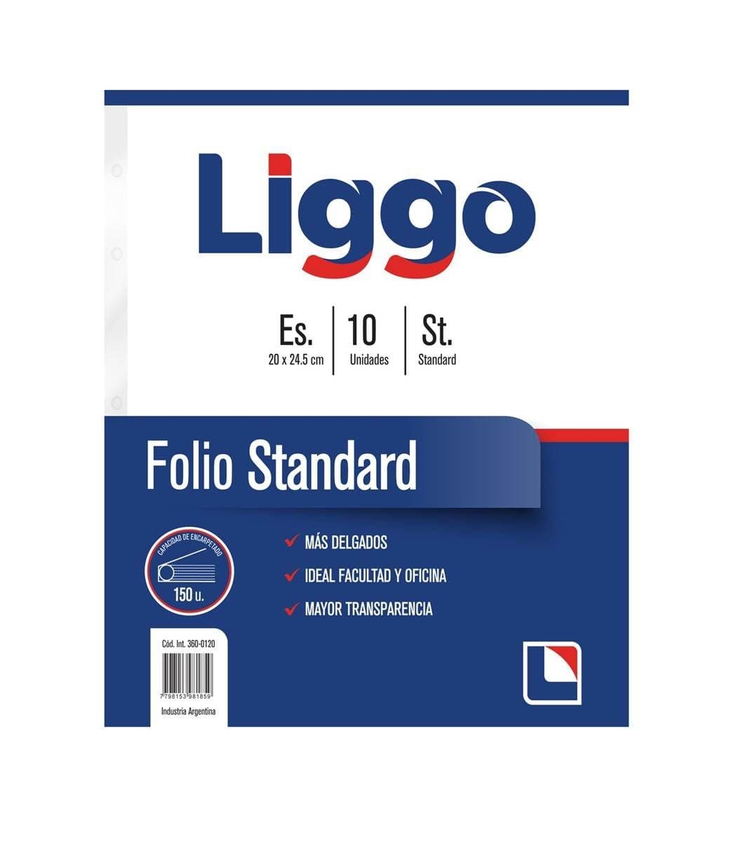 Folio N° 3 Linea escolar x 10 Un Liggo