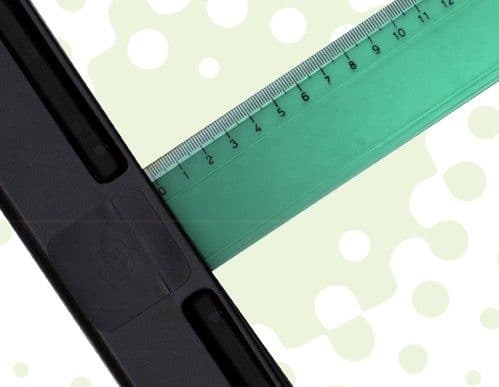 Regla T verde milimetrada Pizzini 50 cm