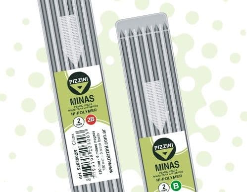 Mina 2 mm B Pizzini x 6
