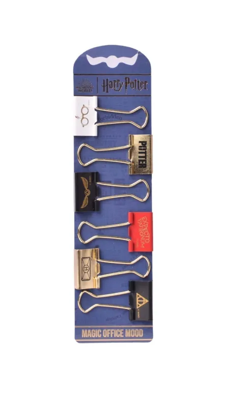 BROCHE BINDER CLIPS MOOVING 25MM X6 HARRY POTTER