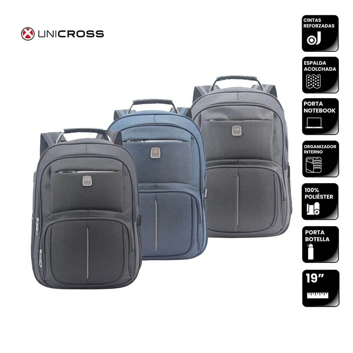 MOCHILA UNICROSS PORTANOTEBOOK 19"  62.3786