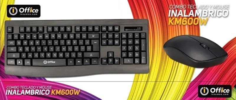 Combo Office teclado + mouse wireless off-km600w